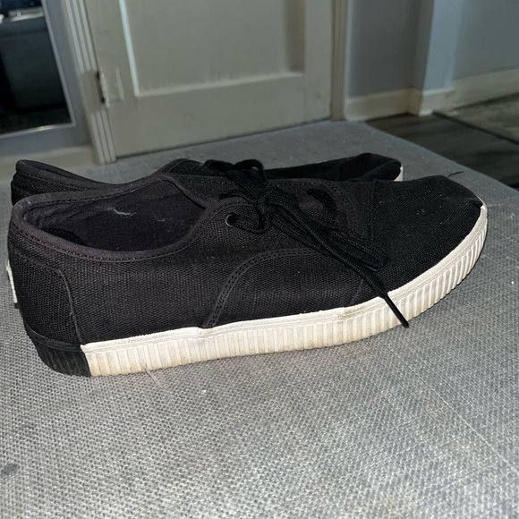 Toms Espadrilles Sneakers Black Women 10 - Picture 3 of 6